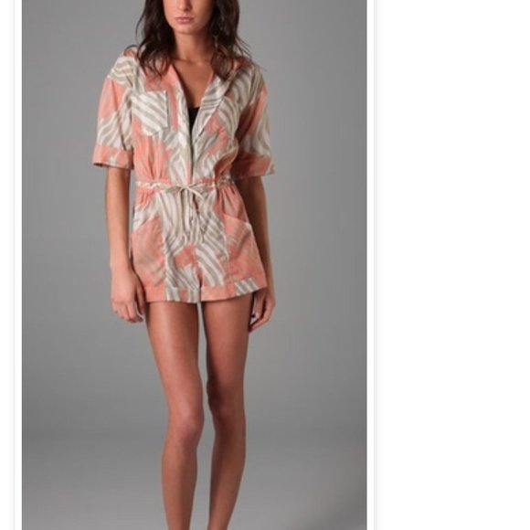 Diane Von Furstenberg Other - Diane Von Furstenberg Soleil Swim Cori Romper Cover-Up